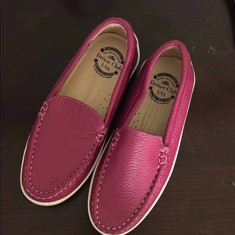Driver Club USA Pink Loafers
